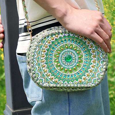 DIY Diamond Painting Handbag Kits PW-WG5A60B-01-1