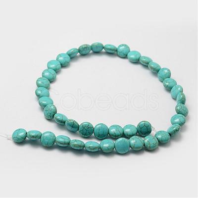 Synthetic Howlite Bead Strands G-P228-12-10mm-1