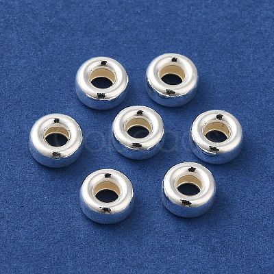 925 Sterling Silver Spacer Beads STER-K021-04S-C-1