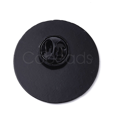 Black Alloy Enamel Brooches JEWB-G035-02C-1