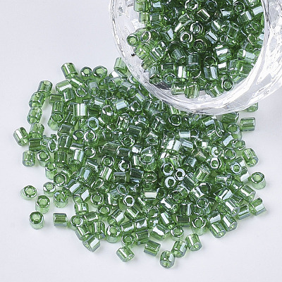 8/0 Two Cut Glass Seed Beads SEED-S033-15A-04-1