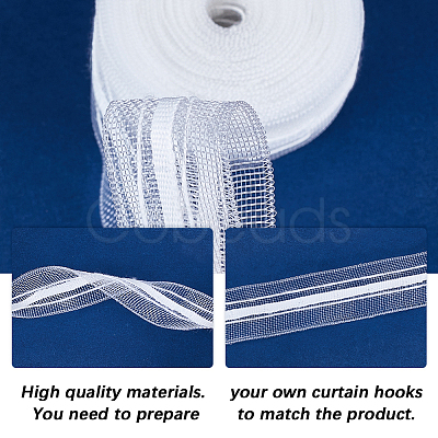 6 Yards Flat Nylon Ribbons OCOR-WH0078-99-1