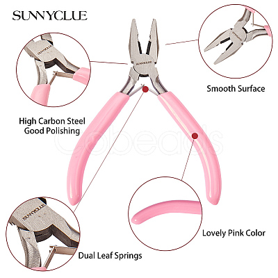 Cheap SUNNYCLUE 1Pc Carbon Steel Jewelry Pliers Online Store 