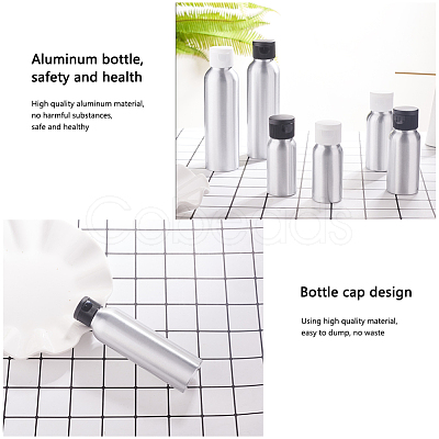 50ml Aluminium Empty Refillable Bottles MRMJ-WH0035-03A-50ml-1