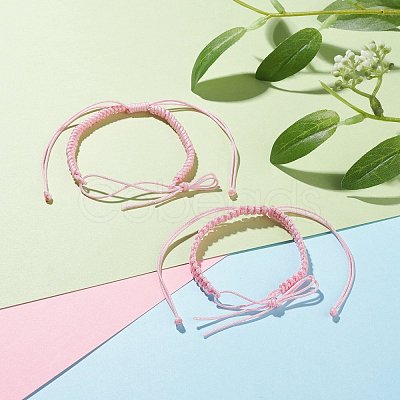 2Pcs Nylon Braided Bracelet Makings BJEW-JB07525-02-1