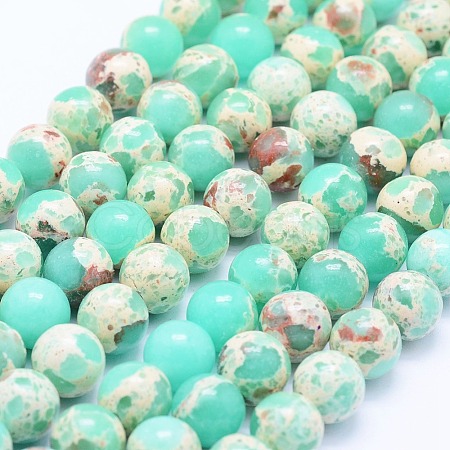 Synthetic Imperial Jasper Beads Strands X-G-F531-8mm-H09-1
