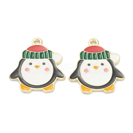 Alloy Enamel Pendants ENAM-J649-17LG-1