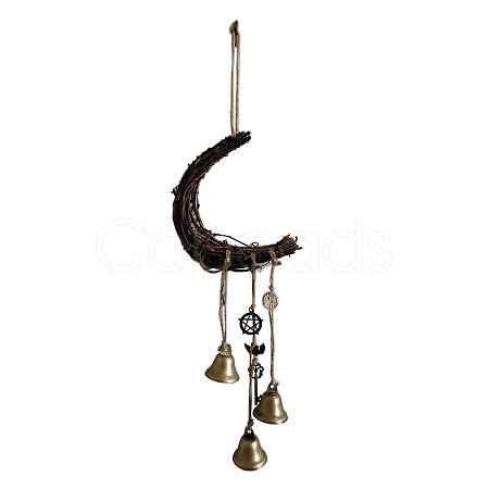 Moon Rattan Wind Chime PW-WG27777-04-1