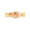 925 Sterling Silver Micro Pave Clear Cubic Zirconia Fold Over Clasps, Real 18K Gold Plated, 23mm, Hole: 3mm