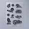 Silicone Stamps, for DIY Scrapbooking, Photo Album Decorative, Cards Making, Stamp Sheets, Word, 160x110x3mm