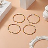 Glass Seed Bead Beaded Bracelets for Women BJEW-JB09286-6