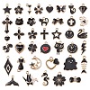 80Pcs 40 Style Alloy Enamel Pendants ENAM-SZ0002-53C-1