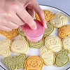 8Pcs 8 Styles Easter Theme Plastic Cookie Cutters EAER-PW0001-066-2