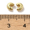 Brass Crimp Beads Covers FIND-Z039-13B-G-3