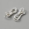 925 Sterling Silver S-Hook Clasps FIND-WH0114-71B-2