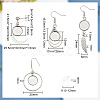 8 Pairs 4 Style 304 Stainless Steel Earring Hooks EJEW-AB00037-2