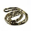 Electroplate Non-magnetic Synthetic Hematite Beads Strands G-Q486-61A-2