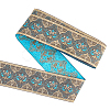 Ethnic Style Embroidery Polyester Ribbons OCOR-WH0077-32-1