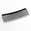 Trendy Women's Iron Hair Combs with Flower Rhinestones OHAR-R175-06-2