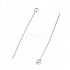 Tarnish Resistant 304 Stainless Steel Eye Pins STAS-O105-01P-0.6x45mm-2