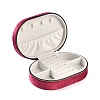 Italian Velvet Double Layers Jewelry Set Storage Zipper Boxes CON-G023-10D-3