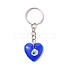 Blue Glass Evil Eye PendantS Keychains KEYC-JKC00730-04-1