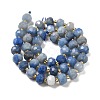 Natural Blue Aventurine Beads Strands G-P508-A13-01-3