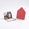Christmas Pop Up Greeting Cards and Envelope Set DIY-G028-D06-1
