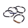 Unisex Leather Cord Bracelets BJEW-JB04852-1