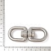 Non-Tarnish 304 Stainless Steel 8 Shape Swivel Clasps STAS-S127-03P-05-3