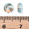 Electroplate Transparent Colours Rainbow Glass Seed Beads SEED-T007-03D-3