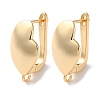 Brass Hoop Earrings Findings KK-B105-05G-01-1