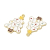 Christmas Alloy Enamel Pendants ENAM-D050-13B-02G-2