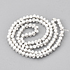Electroplate Non-magnetic Synthetic Hematite Beads Strands G-T114-22-3