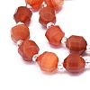 Natural Red Agate Beads Strands G-O201B-50A-2