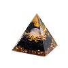 Orgonite Pyramid Resin Display Decorations DJEW-I017-01G-1