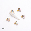 Alloy Rhinestone Cabochons MRMJ-Q072-07B-2