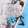 Key & Snowflake Shape DIY Pendant Silicone Molds DIY-F114-17-1