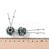 Handmade Polymer Clay Rhinestone Beads CLAY-H003-02P-01-3