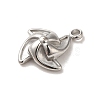 304 Stainless Steel Charms STAS-L022-268P-2