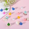 49Pcs 7 Styles Opaque Resin Pendants RESI-SZ0003-47-4