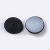 Polyester Thread Fabric Cabochons WOVE-T008-02A-06-3
