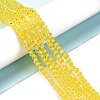 Electroplate Glass Beads Strands EGLA-A034-T8mm-L02-4
