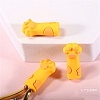 Cute Cat Paw Print Silicone Nail Art Cuticle Nipper Protective Cover PW-WG48554-02-1