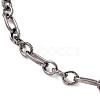 Iron Figaro Chain Necklace Making MAK-J004-24B-2