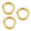 Unicraftale 3Pcs 201 Stainless Steel Spring Gate Rings STAS-UN0048-38-1