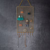 Rectangle Metal Jewelry Display Mesh Hanging Rack PAAG-PW0010-004B-1