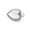 925 Sterling Silver Pendants STER-R008-04AS-02-2