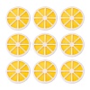 Hawaii Lemon Slice Resin Glitter Powder Pendants X-RESI-R337-5-1
