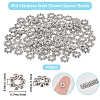 Beebeecraft 100Pcs 304 Stainless Steel Spacer Beads STAS-BBC0004-34B-2